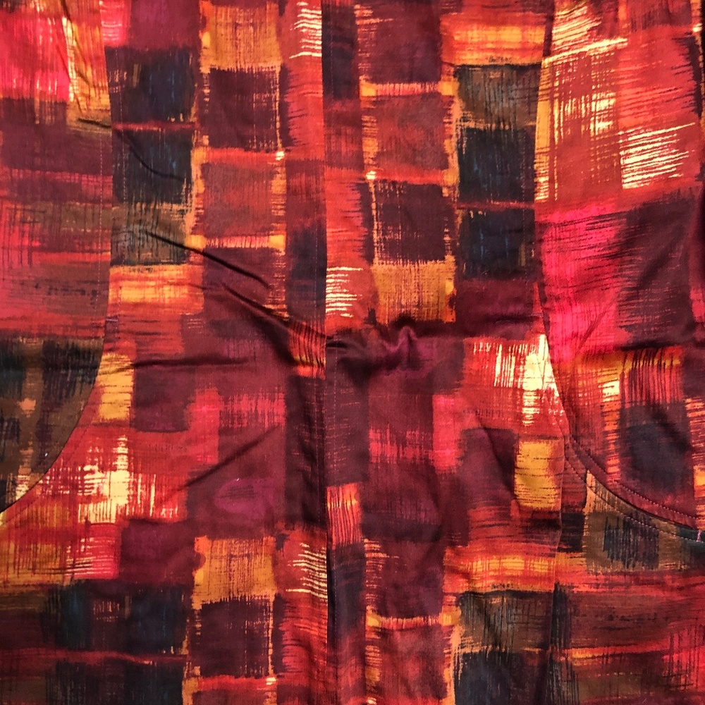 Pendleton 14 Midi Dress Abstract Pattern Pockets - image 4